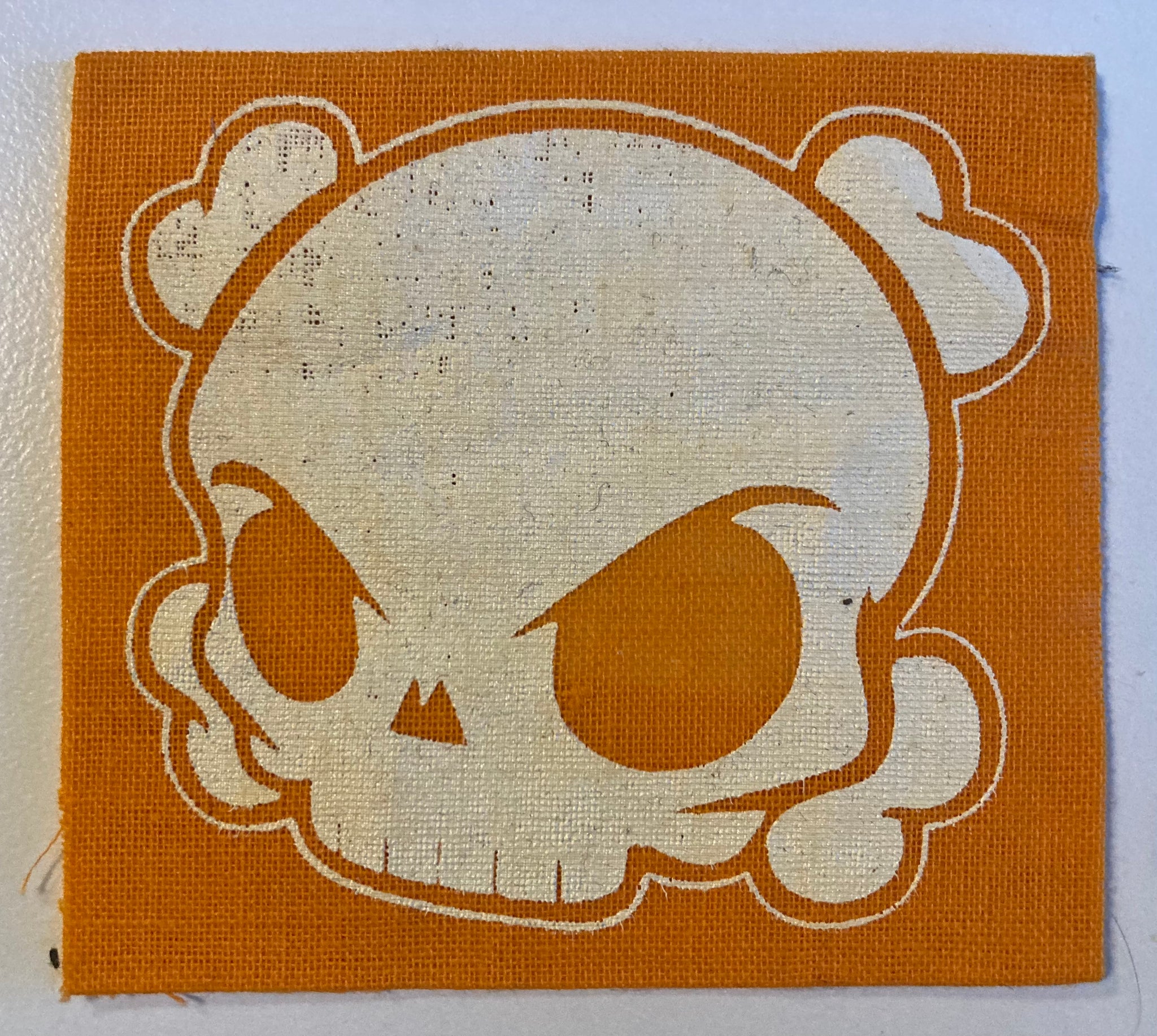 Orange skull