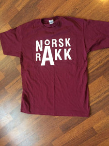 Norsk Råkk - Logo (t-skjorte rød)
