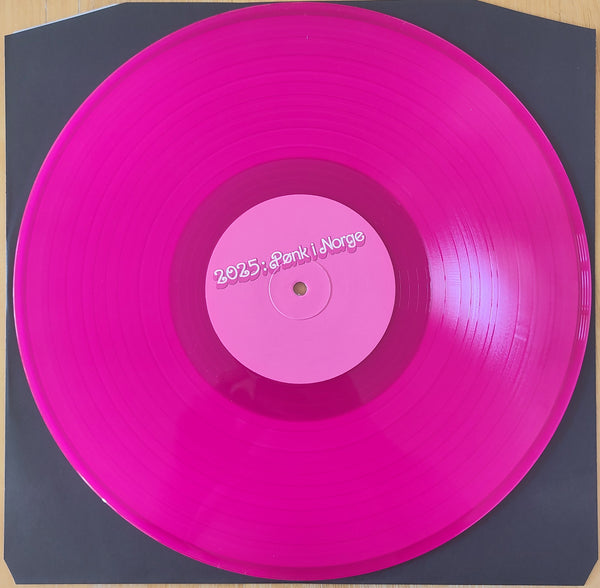 Various - 2025: Pønk i Norge (LP) (rosa vinyl)