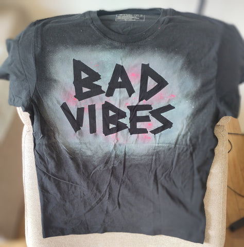 Bad Vibes - T-skjorte sort