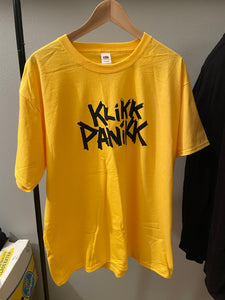 Klikk Panikk (t-skjorte gul)