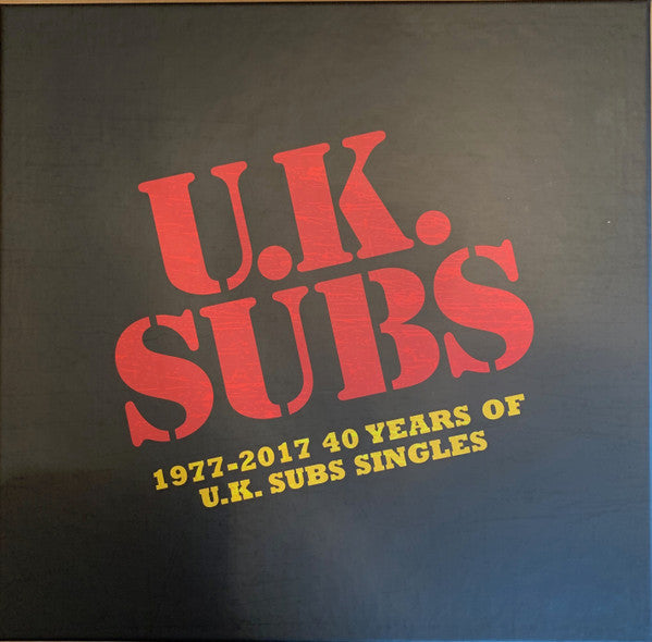 UK Subs - U.K. Subs 1977 - 2017 40 Years Of U.K. Subs Singles (LP 10")