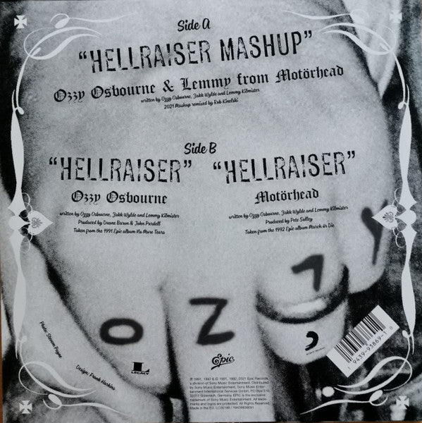 Ozzy Osbourne + Motörhead – Hellraiser 10"