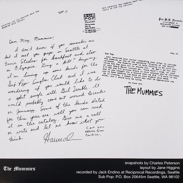 The Mummies - Uncontrollable Urge / Girl You Want (7")