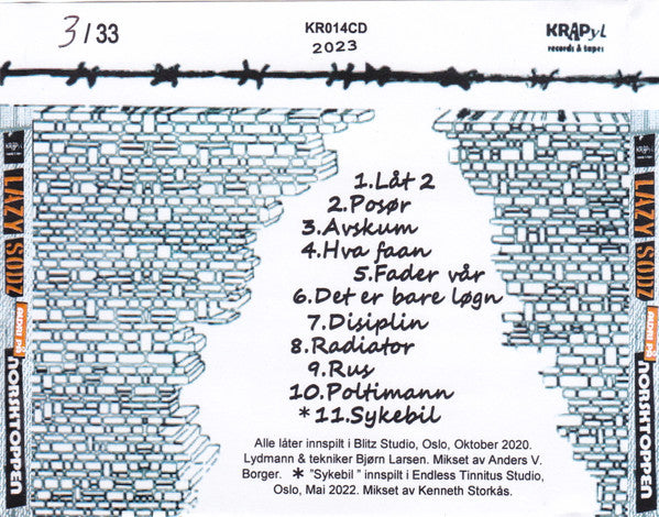 LAZY SODZ – Aldri På Norsktoppen (CD)