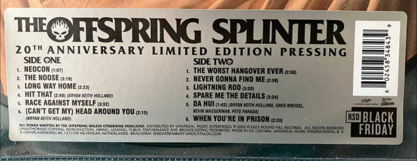 The Offspring - Splinter	(LP PD)
