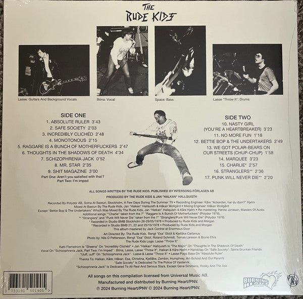 The Rude Kids ‎– Safe Society (LP)