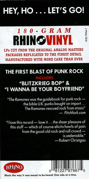 Ramones ‎– Ramones (LP)