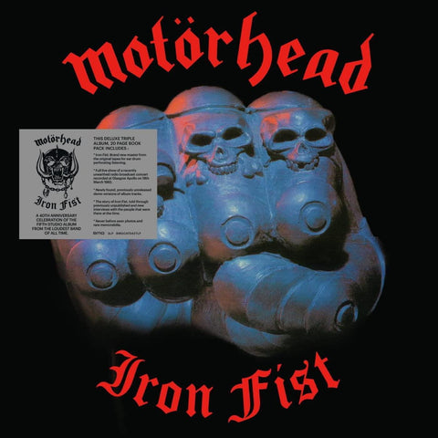 Motörhead - Iron Fist (40-ÅRS JUBILEUMSUTGAVE) (3LP)
