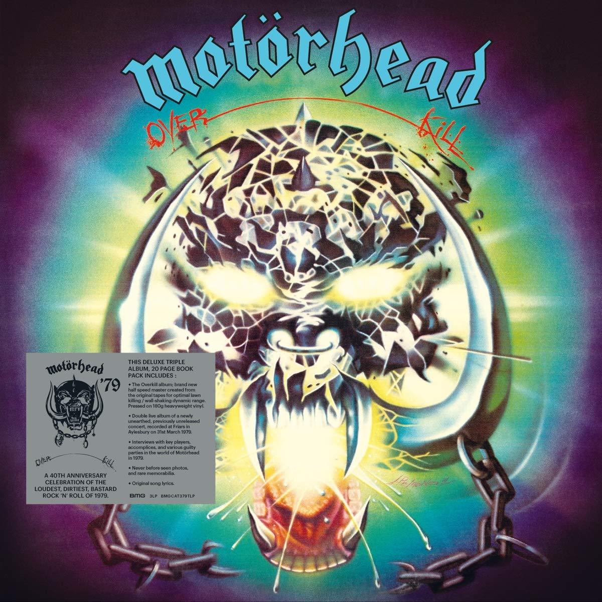 Motörhead - Overkill (40-ÅRS JUBILEUMSUTGAVE) (3LP)
