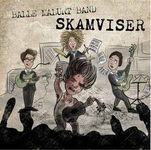 Balle Malurt Band ‎- Skamviser LTD. FARGET VERSJON (LP)