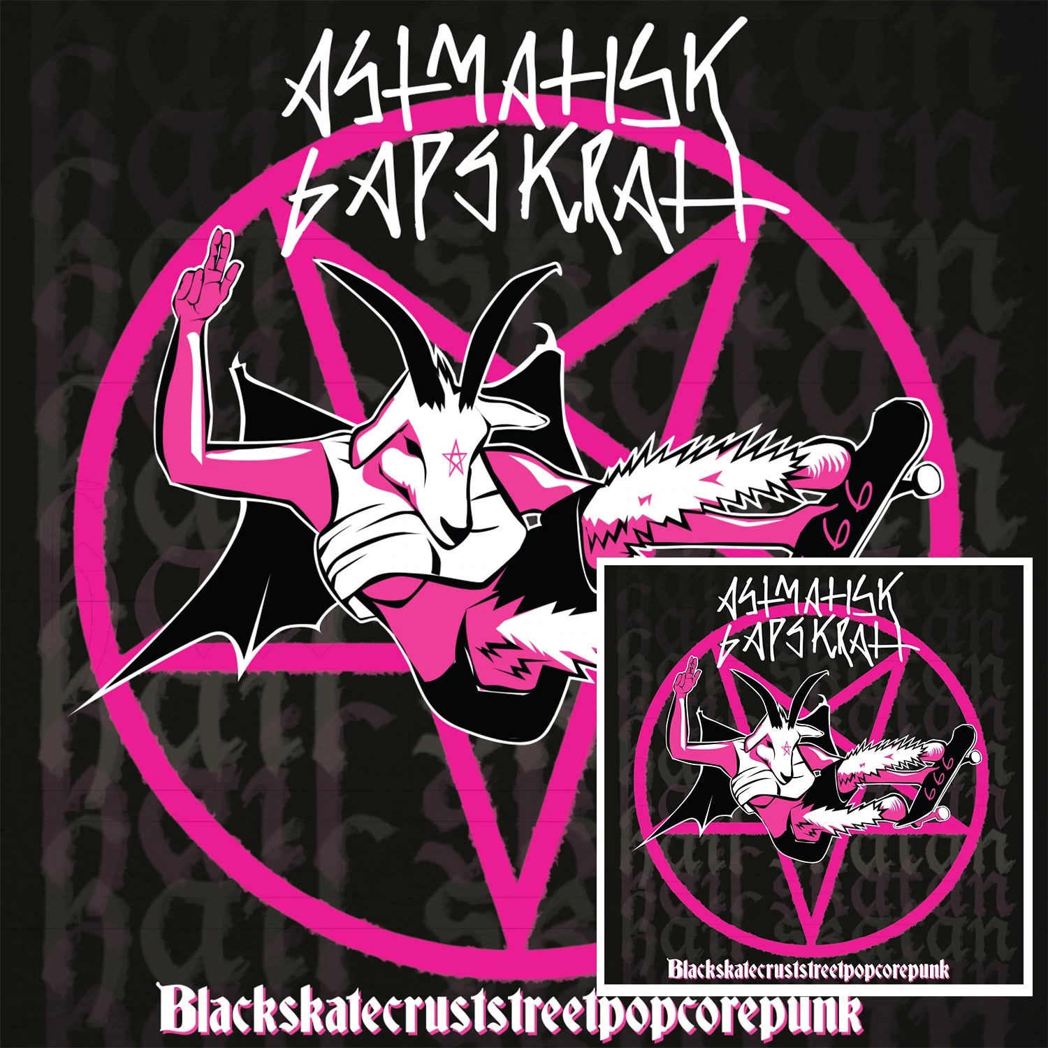 Astmatisk Gapskratt - Blackskatecruststreetpopcore (LP+CD)
